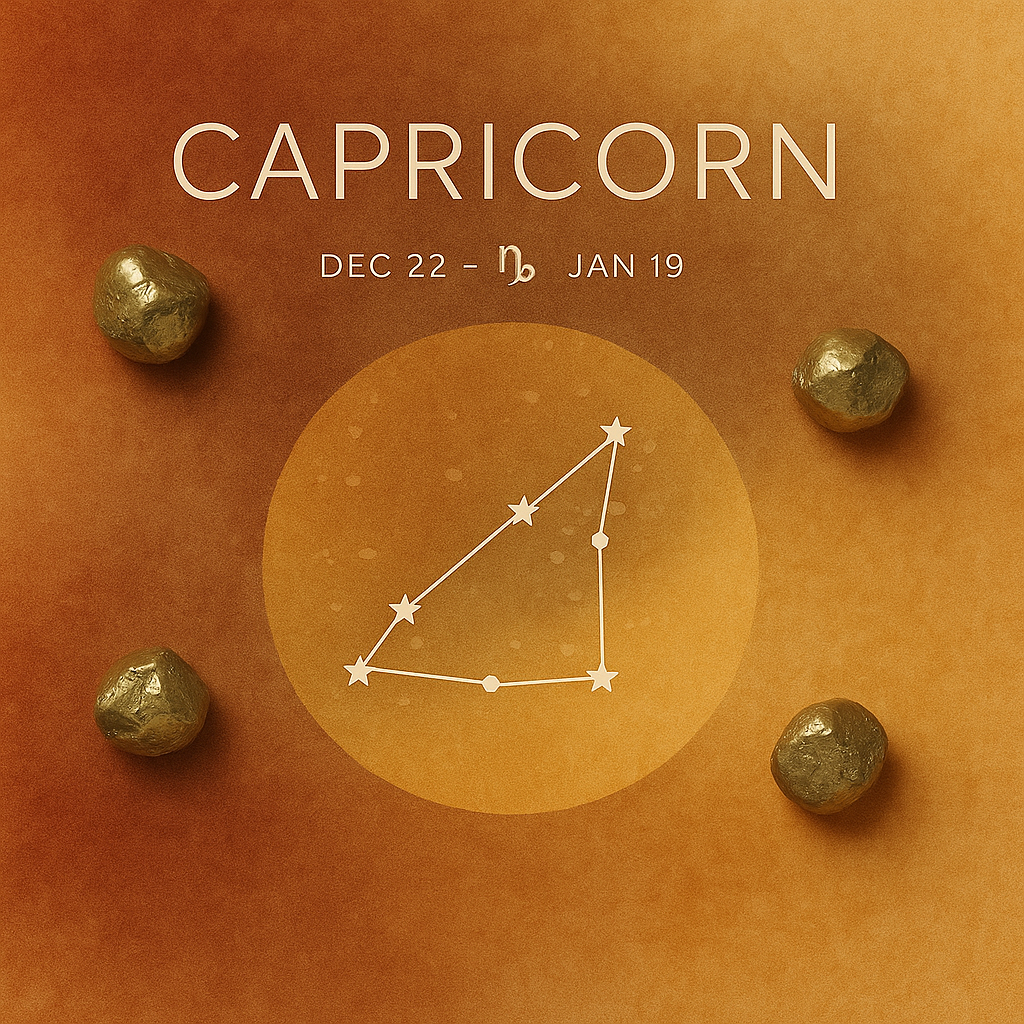 Capricorn Ambition Crystals