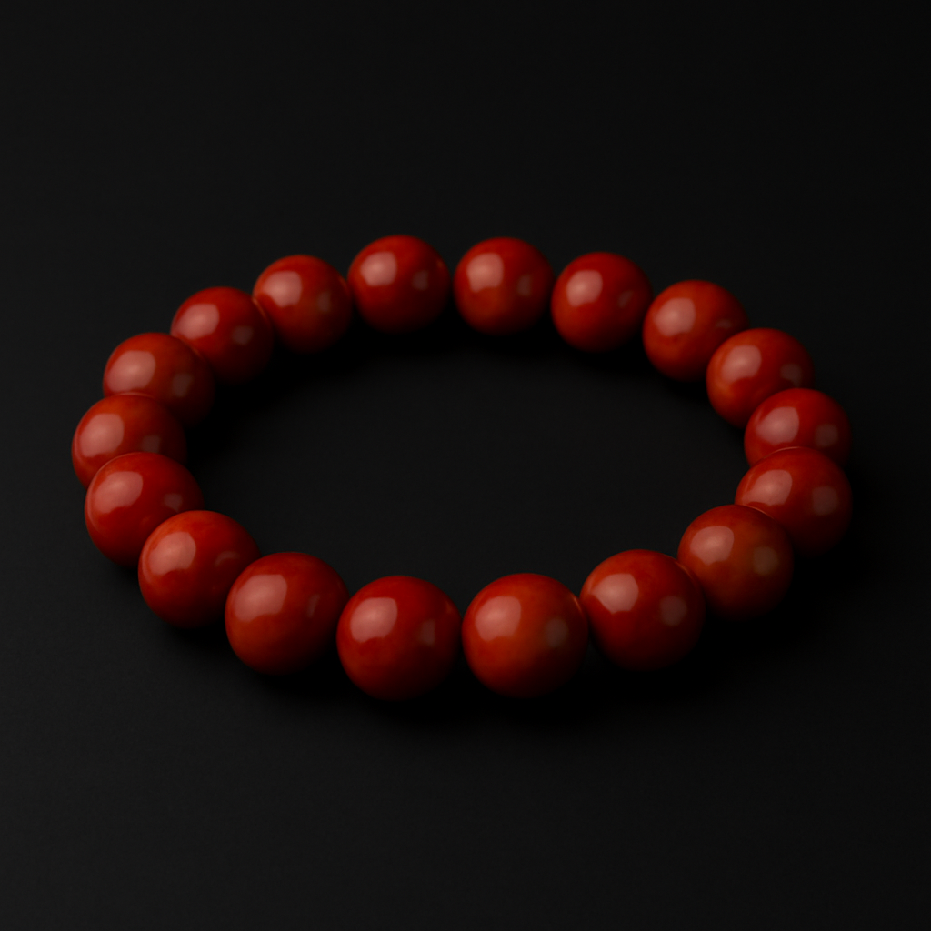 Natural Red Jasper Strength Bracelet